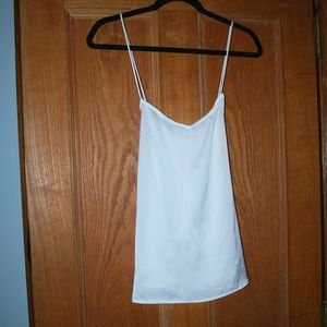 Glamorous Cross Back White Cami